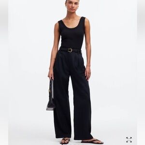 Madewell Harlow wide leg pants size 0 NWT